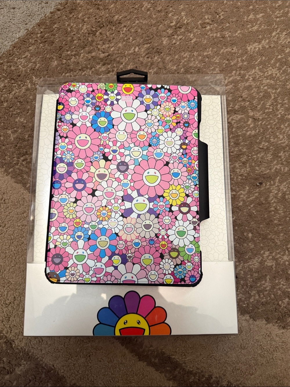 Casetify Colorful Smiling Flower Tablet Case - Pink for iPad Air 11-inch (M2/M3)